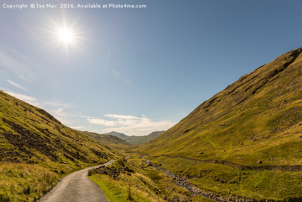 Hardknott Pass, Lake District Picture Board by The Tog
