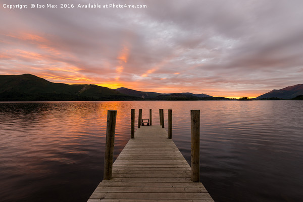 Derwent Water, Lake District Picture Board by The Tog