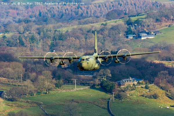 C-130J RAF Hercules 871, Mach Loop 8/2/2017 Picture Board by The Tog