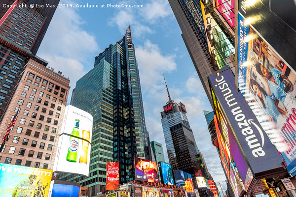 Times Square, Manhattan, New York Picture Board by The Tog