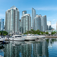 Buy canvas prints of Toronto Harbour, Canada by The Tog