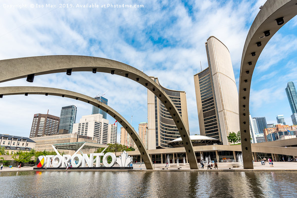 Nathan Phillips Square, Toronto, Canada Picture Board by The Tog