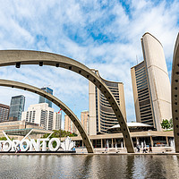 Buy canvas prints of Nathan Phillips Square, Toronto, Canada by The Tog