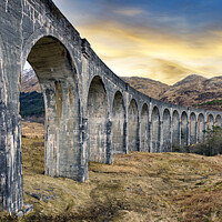 Buy canvas prints of Glenfinnan Viaduct by Alan Simpson