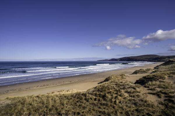 Sandwood Bay Beach Picture Board by Alan Simpson