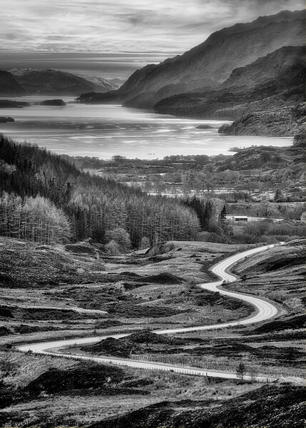 Loch Maree Picture Board by Alan Simpson