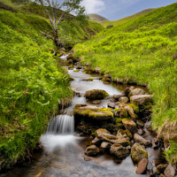 Buy canvas prints of Babbling Brook by Alan Simpson