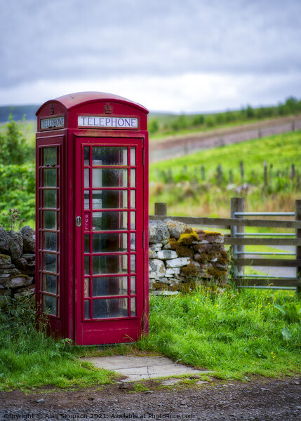 Telephone Booth Picture Board by Alan Simpson