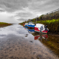 Buy canvas prints of Brora Harbour by Alan Simpson