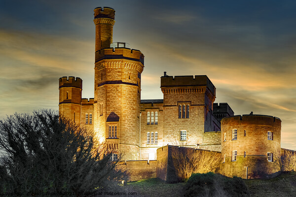 Inverness Castle Picture Board by Alan Simpson