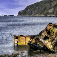 Buy canvas prints of Lower Diabeg Shipwreck by Alan Simpson