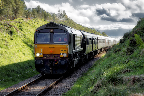 The Royal Scotsman Picture Board by Alan Simpson