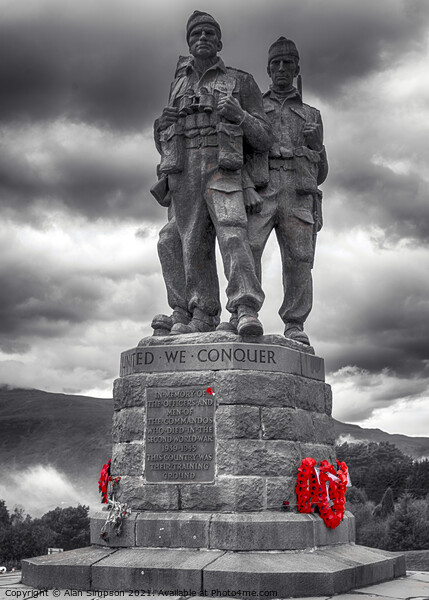 Commando Memorial Picture Board by Alan Simpson