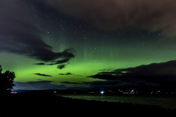 Aurora from Scotland Picture Board by Alan Simpson