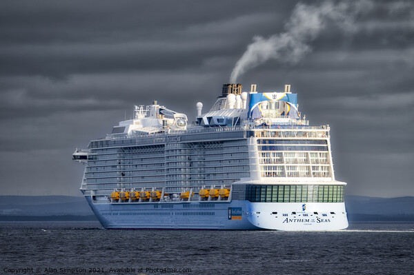 Anthem of the Seas Picture Board by Alan Simpson
