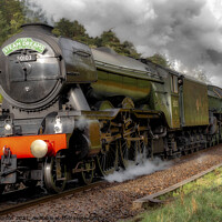 Buy canvas prints of The Flying Scotsman by Alan Simpson