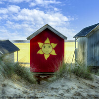 Buy canvas prints of Wells-next-the-Sea Beach Huts by Alan Simpson