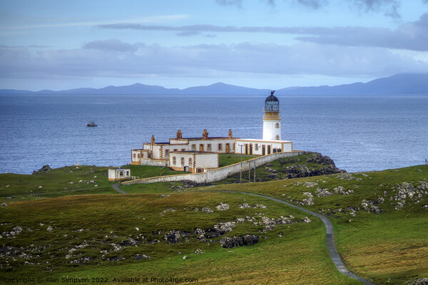 Neist Point Lighthouse Picture Board by Alan Simpson