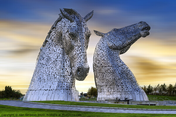 The Kelpies Picture Board by Alan Simpson