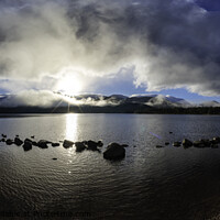 Buy canvas prints of Loch Morlich Sunrise by Alan Simpson