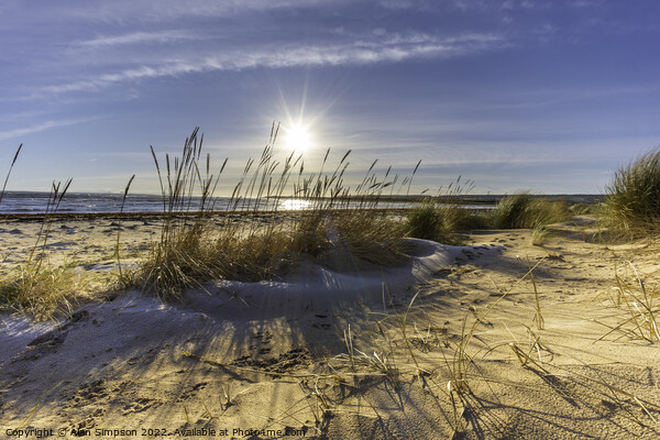 Dornoch Beach Sunrise Picture Board by Alan Simpson