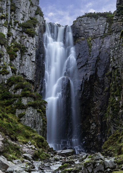 Wailing Widow Waterfall Picture Board by Alan Simpson