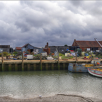 Buy canvas prints of Brancaster Staithe Harbour 030914 by Alan Simpson
