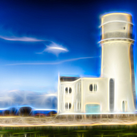 Buy canvas prints of  Hunstanton Lighthouse by Alan Simpson