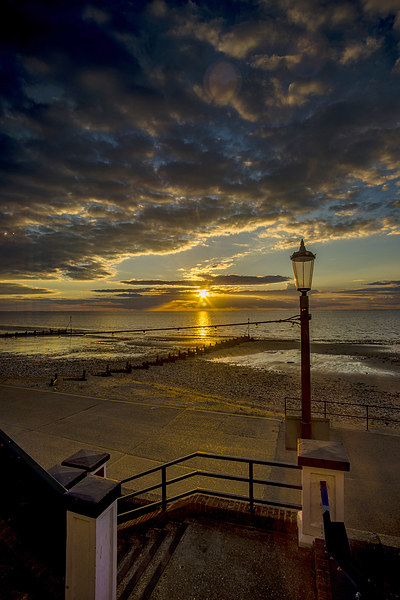  Hunstanton Sunset Picture Board by Alan Simpson