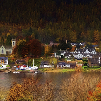 Buy canvas prints of  Kenmore, Scotland by Alan Simpson