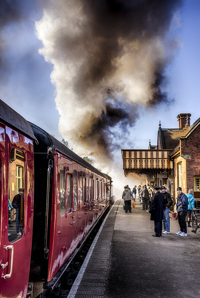 Weybourne Station Picture Board by Alan Simpson