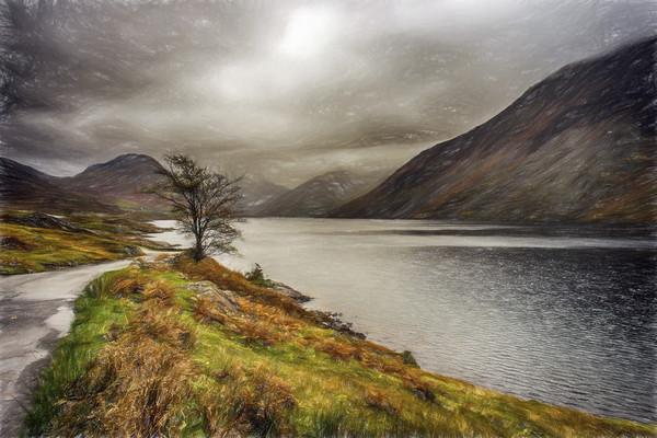 Wast Water Picture Board by Alan Simpson