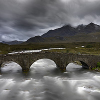 Buy canvas prints of Sligachan Bridge, Isle of Skye by Alan Simpson