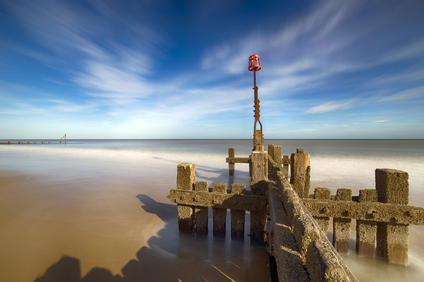 Mundesley Beach Picture Board by Alan Simpson