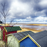 Buy canvas prints of Wells Beach by Alan Simpson