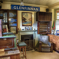 Buy canvas prints of Glenfinnan Railway Station Waiting Room by Alan Simpson
