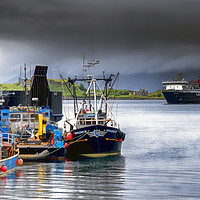 Buy canvas prints of Oban Harbour by Alan Simpson