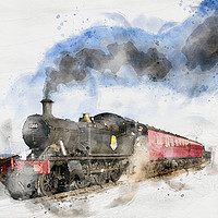 Buy canvas prints of Steam Train by Alan Simpson