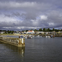 Buy canvas prints of Balintore Harbour by Alan Simpson