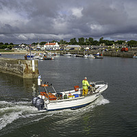 Buy canvas prints of Balintore Fishing Boat by Alan Simpson