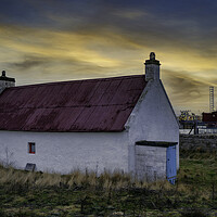 Buy canvas prints of The Small House of Nigg by Alan Simpson