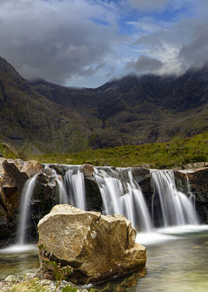 Fairy Pools Picture Board by Alan Simpson