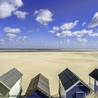 Buy canvas prints of Wells Beach Huts by Alan Simpson