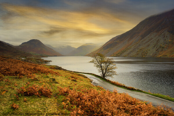 Wast Water Picture Board by Alan Simpson