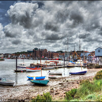 Buy canvas prints of Wells-next-the-Sea Harbour by Alan Simpson