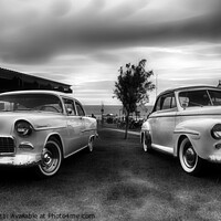 Buy canvas prints of Old USA Cars by Alan Simpson