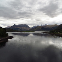 Buy canvas prints of  Loch Leven & Pap of Glen Coe by Andrew Wright