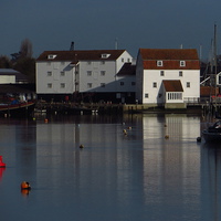 Buy canvas prints of  The Tide Mill, Woodbridge (2) by Andrew Wright
