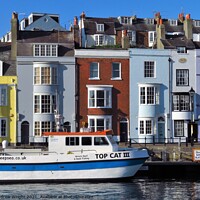 Buy canvas prints of The Old Harbour, Weymouth by Andrew Wright