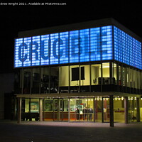 Buy canvas prints of The Crucible Theatre, Sheffield by Andrew Wright